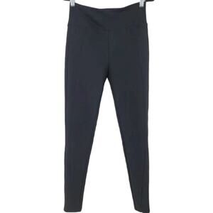 Spanx Assets Black Stretch High Rise Fitted Skinny Leggings Size Medium